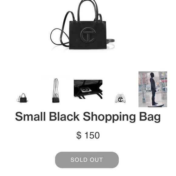 Telfar | NWT small black shopping bag mini purse - Picture 14 of 14